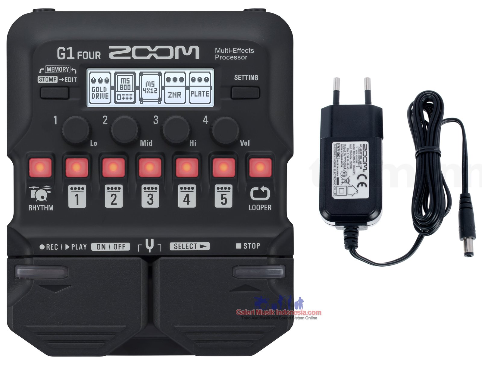 Jual Zoom G1 FOUR w/AD16E Multi effects Processor